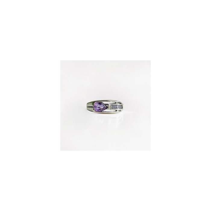 925 Sterling Silver Tourmaline Ring Size 8