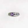 925 Sterling Silver Tourmaline Ring Size 8