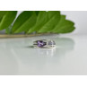 925 Sterling Silver Tourmaline Ring Size 8