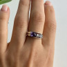 925 Sterling Silver Tourmaline Ring Size 8