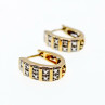 925 Sterling Silver Gold Plated Earrings