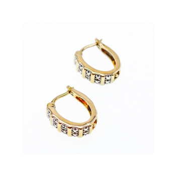 925 Sterling Silver Gold Plated Earrings