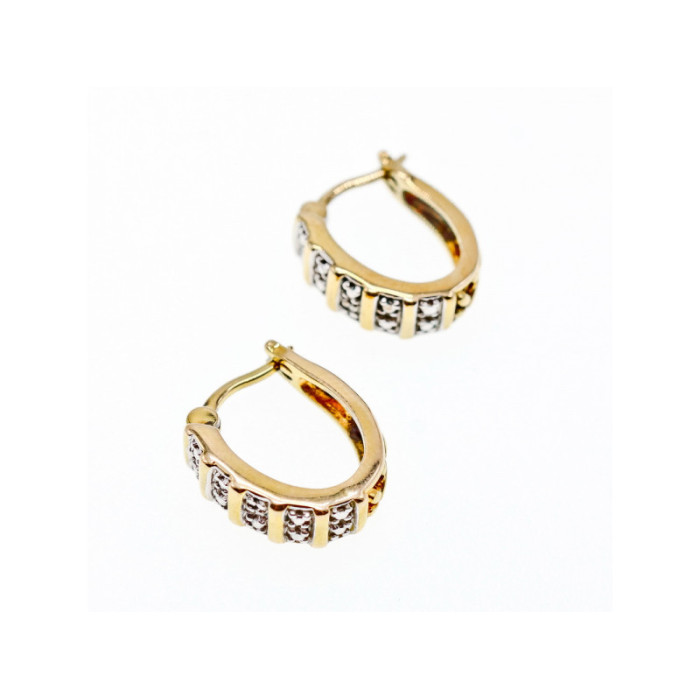 925 Sterling Silver Gold Plated Earrings
