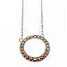 925 Sterling Silver Marcasites Pendant Necklace