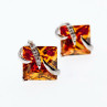 925 Sterling Silver CZ Stud Earrings