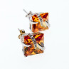 925 Sterling Silver CZ Stud Earrings