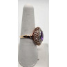 925 Sterling Silver Amethyst Ring Size 7.5