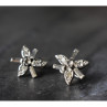 925 Sterling Silver White CZ Earrings