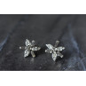 925 Sterling Silver White CZ Earrings