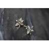 925 Sterling Silver White CZ Earrings