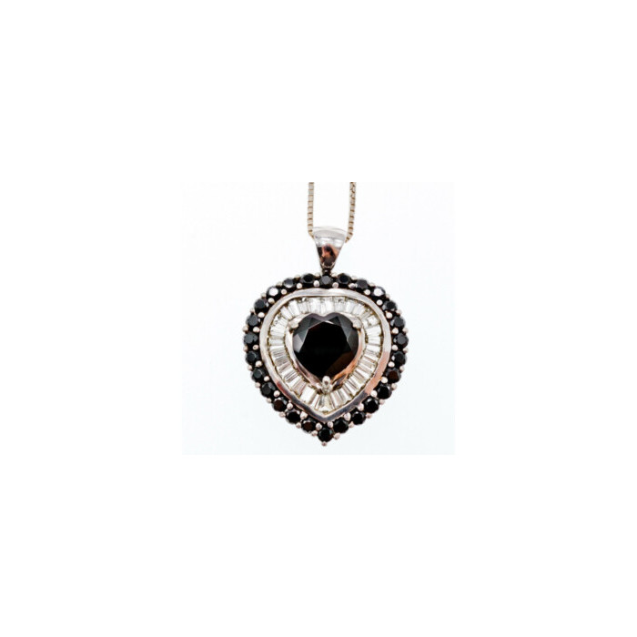 925 STERLING SILVER BLACK SPINEL & GOSHENITE 