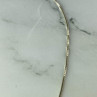 925 Sterling Silver Black Spinel & Goshenite 