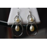 925 STERLING SILVER PEARLS EARRINGS