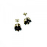 925 Sterling Silver Hessonite Stud Earrings