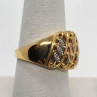 925 Sterling Silver Diamonds Ring Size 7.5