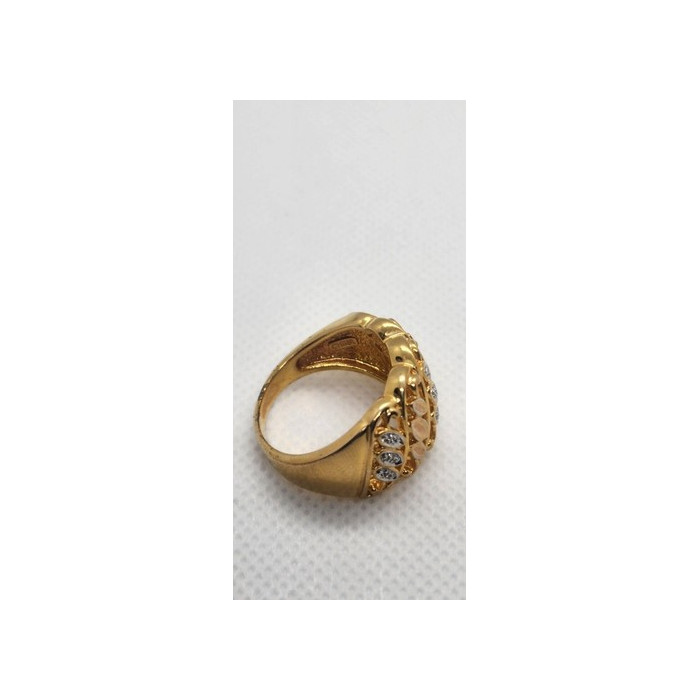 925 Sterling Silver Diamonds Ring Size 7.5