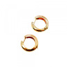 925 Sterling Silver Gold Plated Earrings