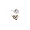 925 Sterling Silver CZ Stud Earrings