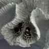 925 Sterling Silver Garnet Earrings Length 1.15 Inch