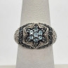 925 Sterling Silver Spinel Ring Size 6.5