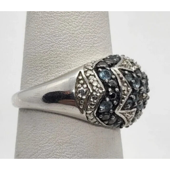 925 Sterling Silver Spinel Ring Size 6.5