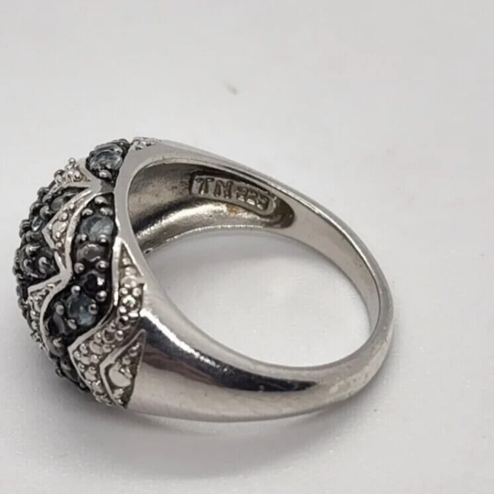 925 Sterling Silver Spinel Ring Size 6.5