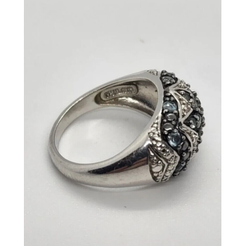 925 Sterling Silver Spinel Ring Size 6.5