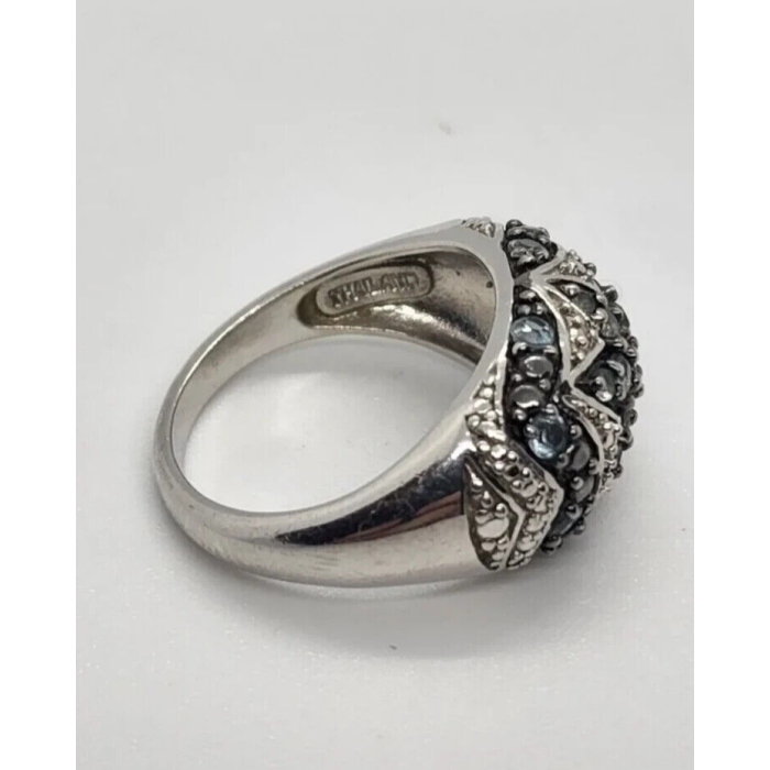 925 Sterling Silver Spinel Ring Size 6.5