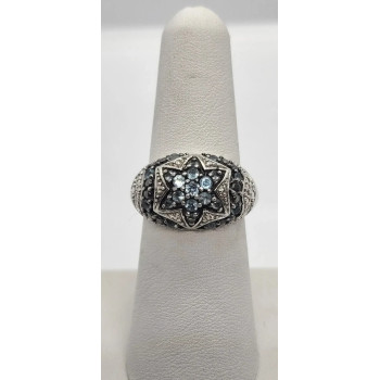925 Sterling Silver Spinel Ring Size 6.5