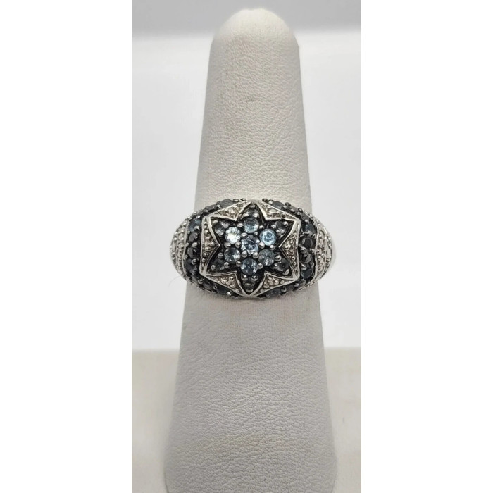 925 Sterling Silver Spinel Ring Size 6.5