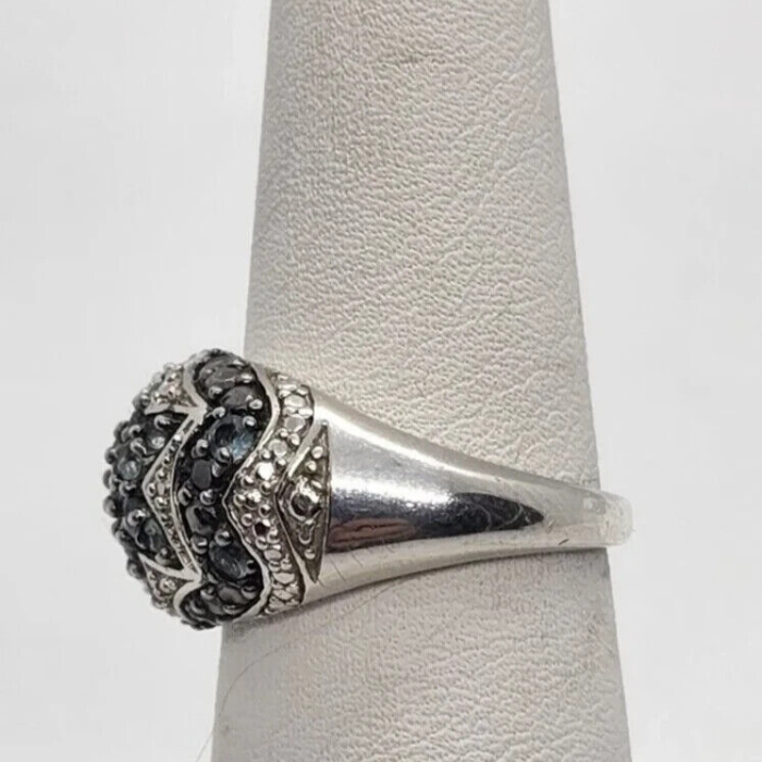 925 Sterling Silver Spinel Ring Size 6.5