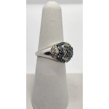 925 Sterling Silver Spinel Ring Size 6.5