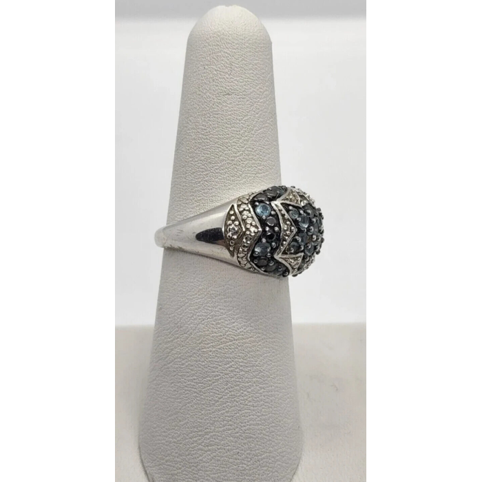 925 Sterling Silver Spinel Ring Size 6.5