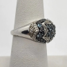 925 Sterling Silver Spinel Ring Size 6.5