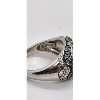 925 Sterling Silver Spinel Ring Size 6.5