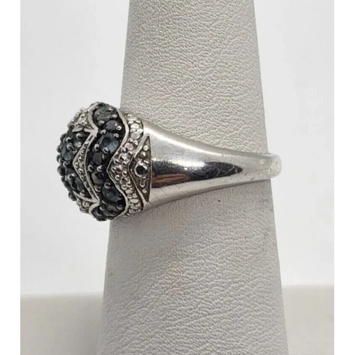 925 Sterling Silver Spinel Ring Size 6.5