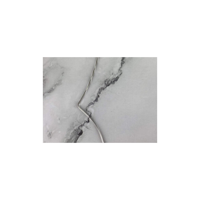 925 Sterling Silver White Topaz Chain With Cross Italy