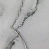 925 Sterling Silver White Topaz Chain With Cross Italy