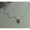 925 Sterling Silver Blue Spinel Chain With Pendant