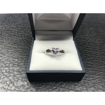 925 Sterling Silver Amethyst 