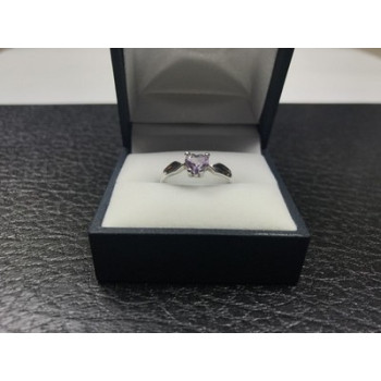 925 Sterling Silver Amethyst 