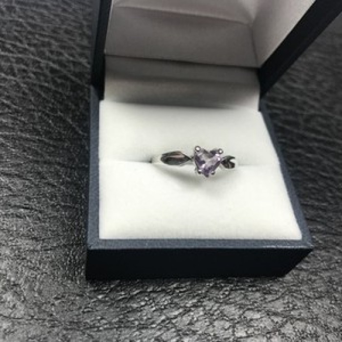 925 Sterling Silver Amethyst 