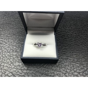925 Sterling Silver Amethyst 