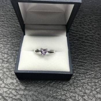925 Sterling Silver Amethyst 