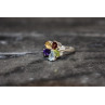 925 Sterling Silver Multi Gemstones 