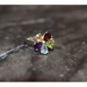 925 Sterling Silver Multi Gemstones 