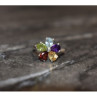 925 Sterling Silver Multi Gemstones 