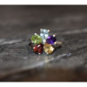 925 Sterling Silver Multi Gemstones 