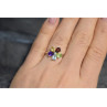 925 Sterling Silver Multi Gemstones 