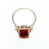 Vintage 925 Sterling Silver Jasper Ring Size 6.5